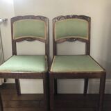 Paire de chaises Art Deco