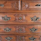 Commode sculptée en chêne massif XIX ème