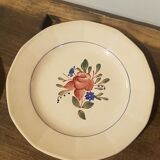 Lot of 2 plates Digoin Sarreguemines model 9177