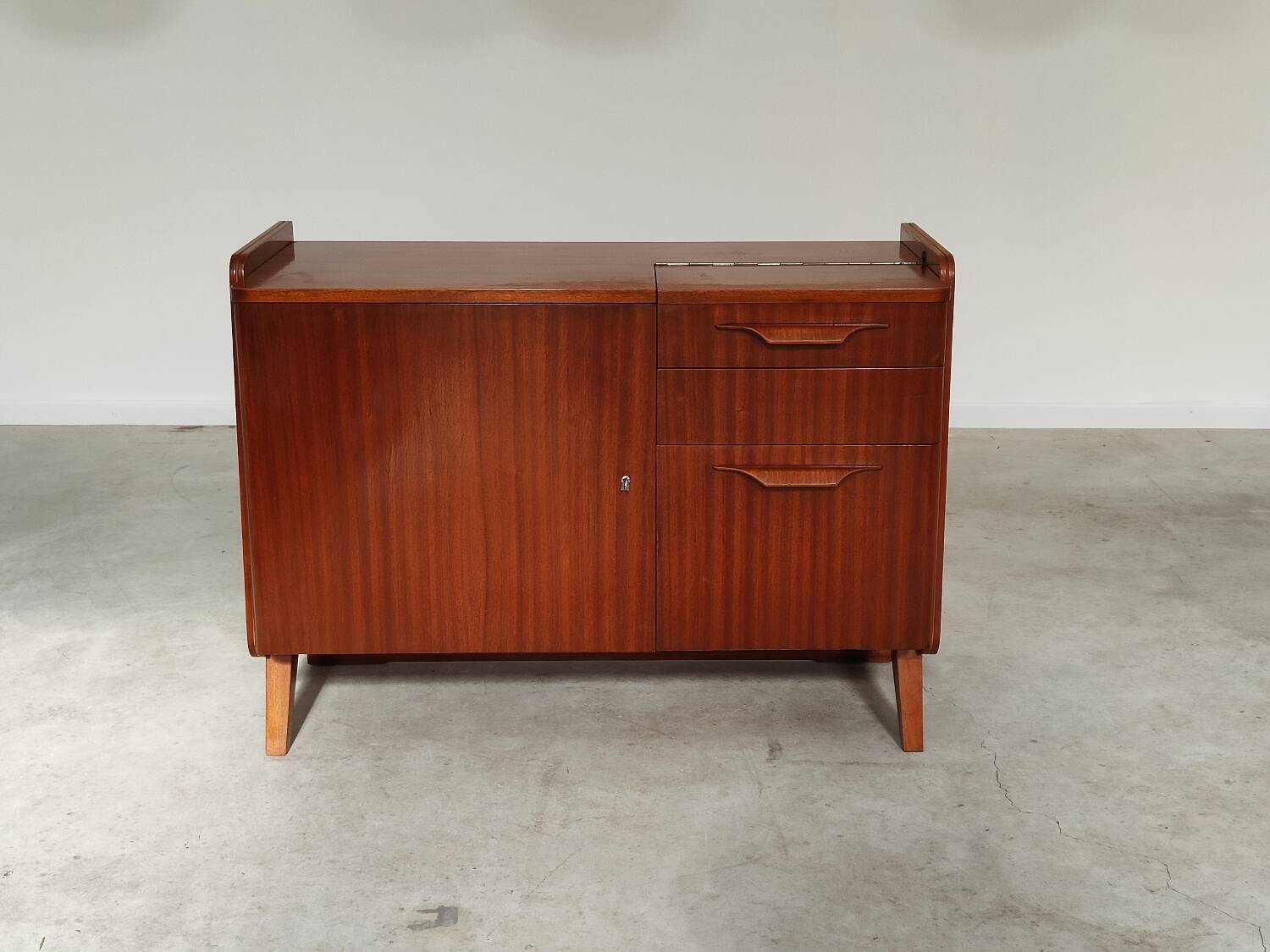 Low sideboard by Frantisek Jirak for Tatra Nabytok 1959