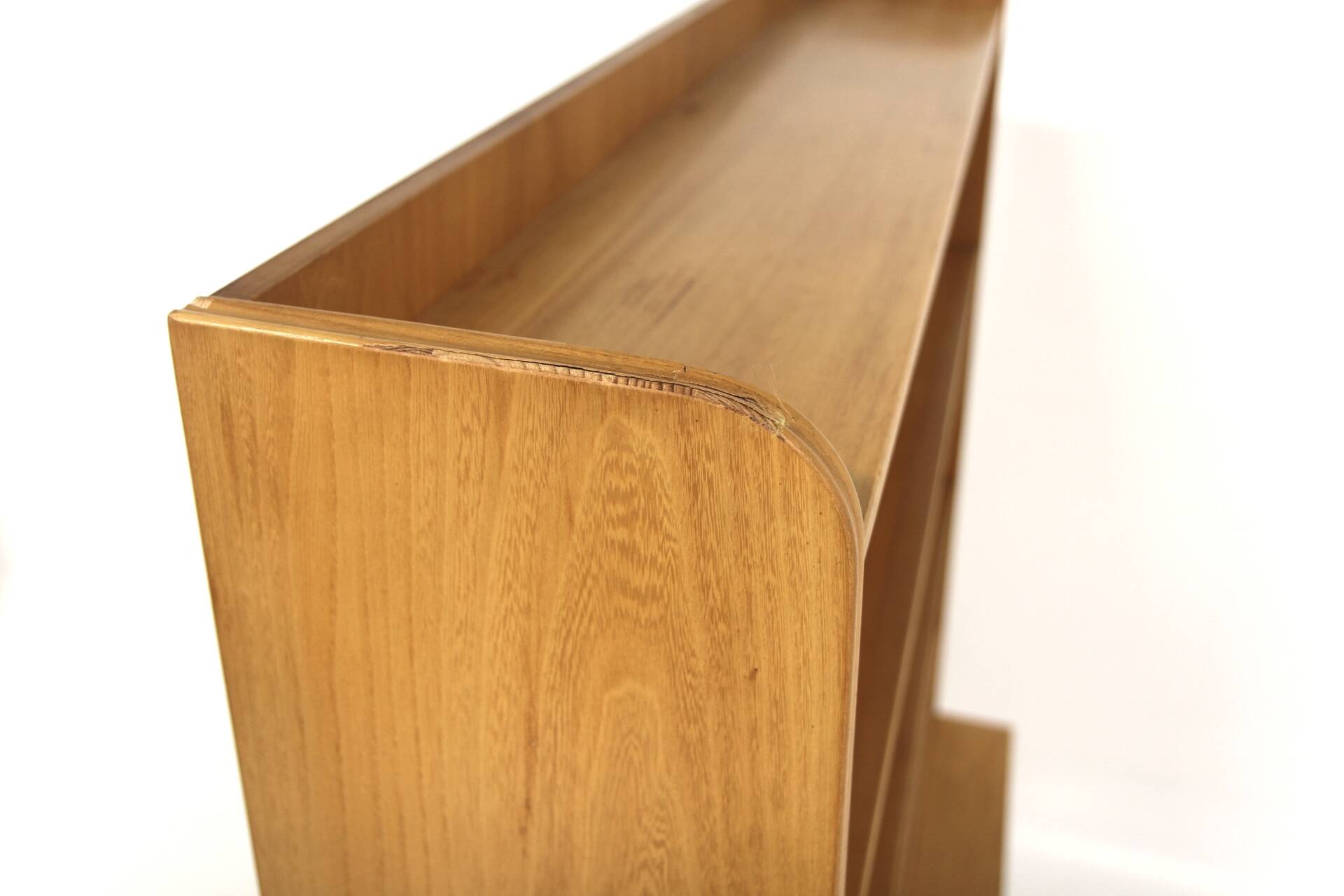 Scandinavian elm bookcase, Swedish modern, Sweden, 1940