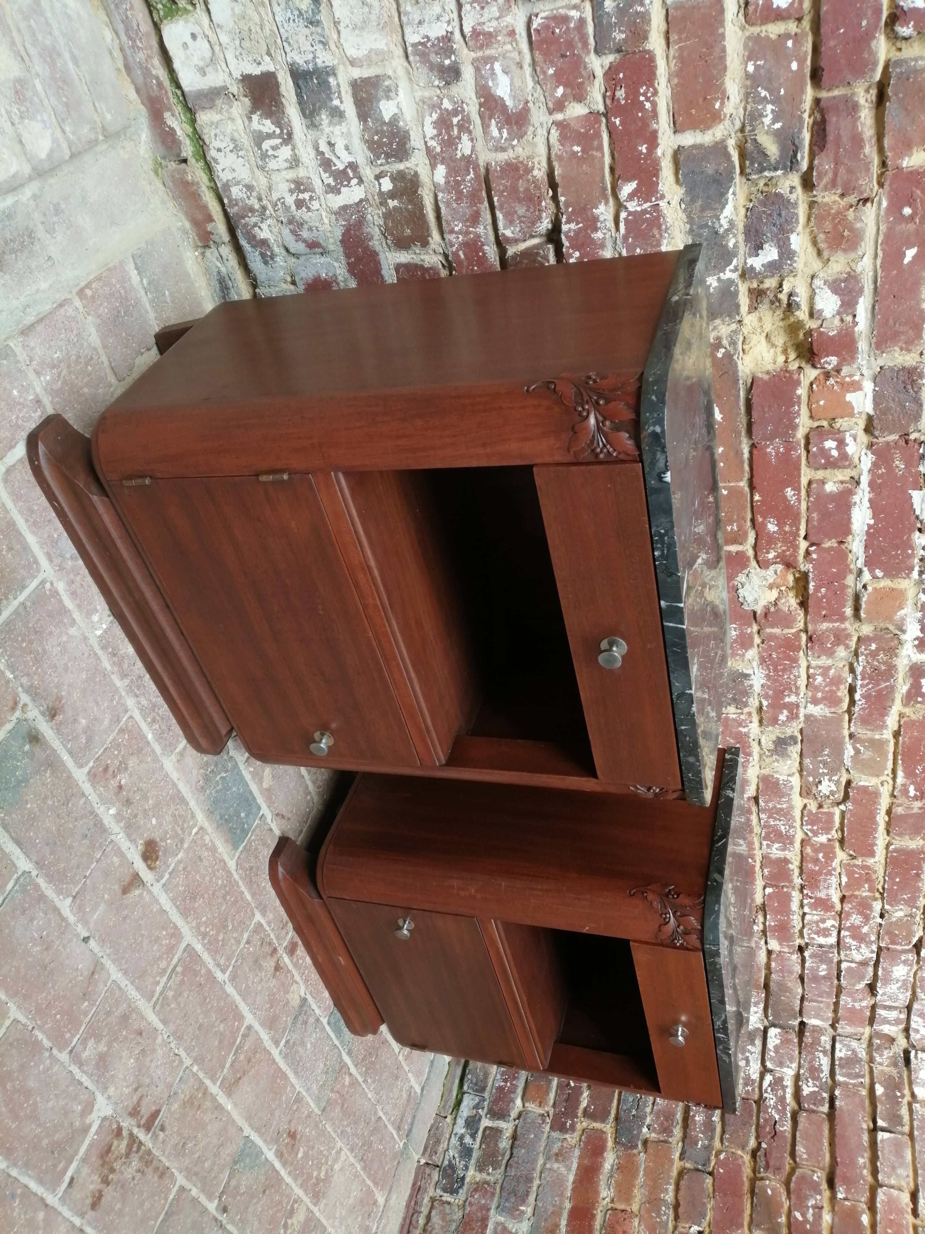 Vintage art deco bedsides