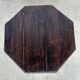 Table d'appoint octogonale piètement quadripode à entretoise de style moderniste