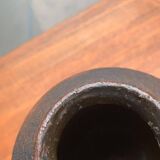 Brutalist vase from the mid-century German studio pottery by Gerhard Liebenthron, 1974.