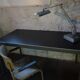 Floating industrial dazor desk lamp