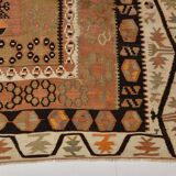 6x11 Kilim Large Area Turkish Kilim Rug,Luxury Vintage Kilim Rug,170x341 Cm