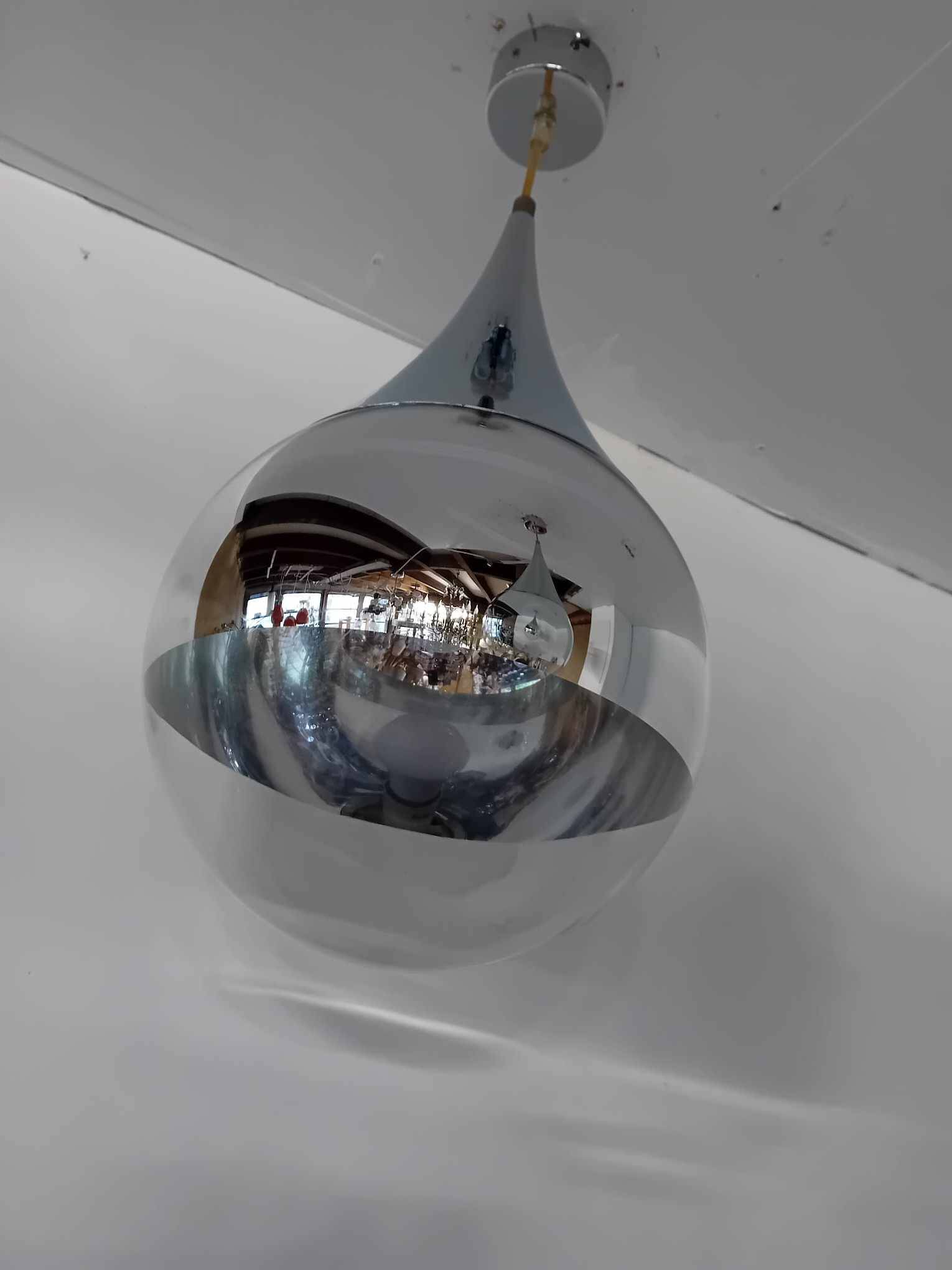 Pair of space art pendants from the 80s.