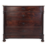Commode en noyer du XIXe siècle