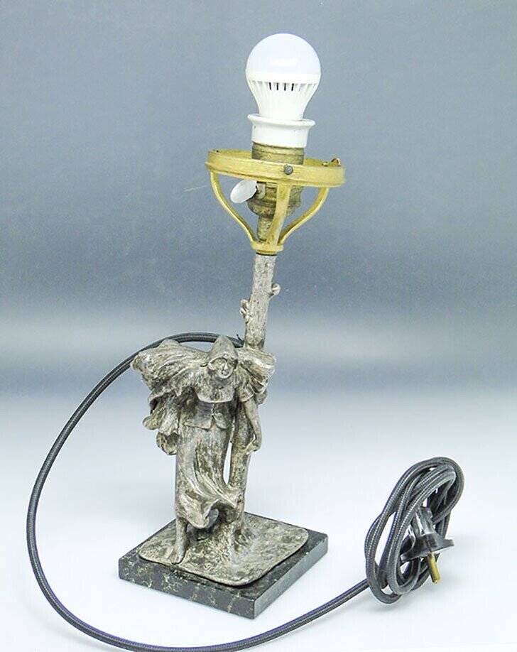20th century Sturm night lamp by J. Beck, Germany, 1890s