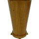 Vintage umbrella holder in oak basket storage design of the 1960s minimalist design