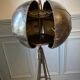 Atypical industrial furniture riveted sphere