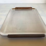 Plateau, plat en métal et bois style scandinave
