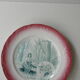 Digoin Sarreguemine talking plate old earthenware