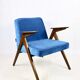 Blue Ocean Bunny Armchair by Józef Chierowski 1970s