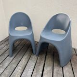 Pair of Slide armchairs from the 80s