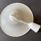 Suspension of the 80s in perforated white metal