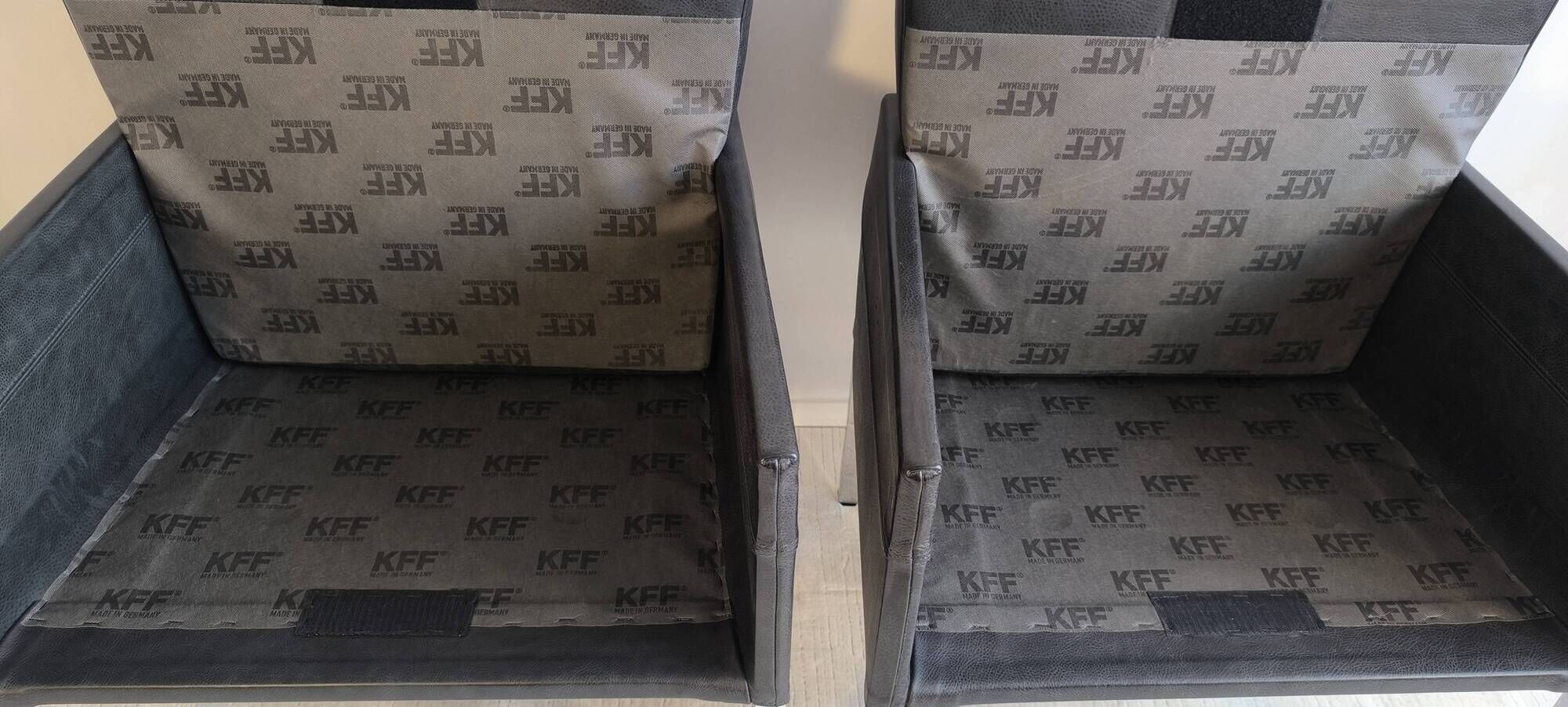Superb pair of KFF "Texas" armchairs by Karl Friedrich Förster.