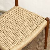 Mid-Century Model 75 Chairs in Teak by Niels O. Møller for J.L. Moller, 1950, Set of 2
