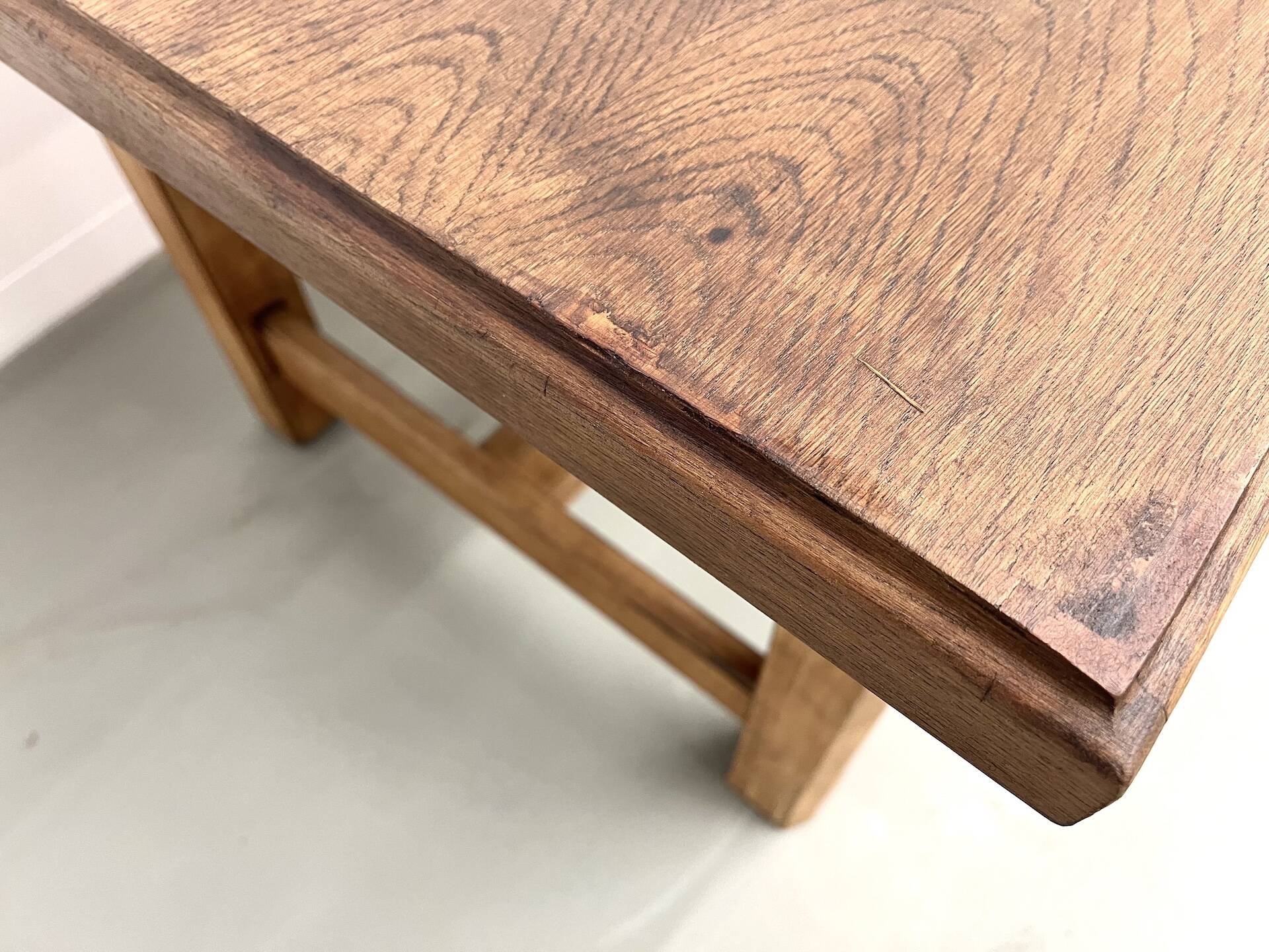 Table de ferme "campagne" en chêne