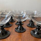 Set of 12 retro dessert cups