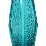 Vase à bulles vintage design bleu Stolle Nieman 1970