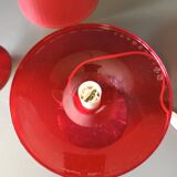 Red ikea lamps