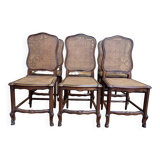 Suite of 6 Louis XVI style cane chairs