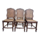 Suite de 6 chaises style Louis XVI en cannage