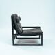 Chaises longues brutalistes avec repos-pieds de Sonja Wasseur, années 1970