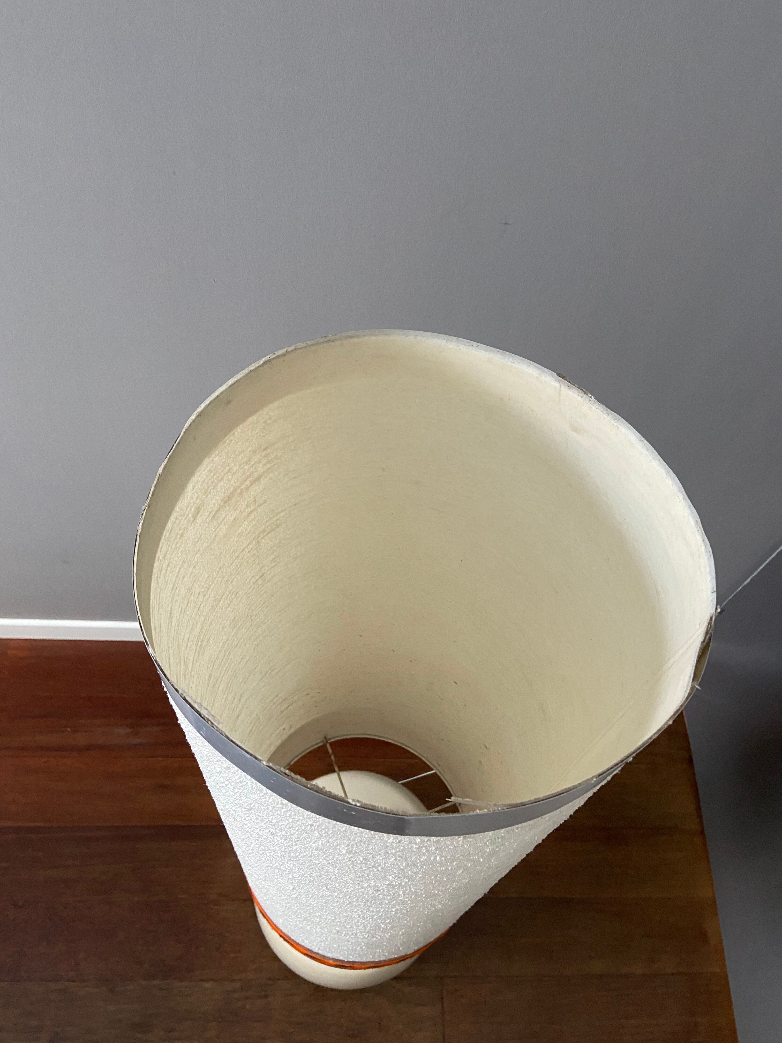 Cracked ceramic floor lamp