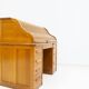 Oak roll-top desk with drawers