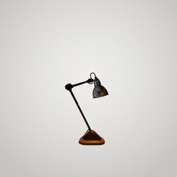 Lampe ajustable gras brevetée sgdg'' n206 / n1056 ''petit modèle'' aluminium