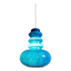 Large Space Age pendant light in blue opaline, 1960s-70s