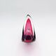 Murano Crystal Sommerso Fuchsia Turquoise Gondola Cup 19cm