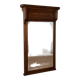 Very large trumeau mirror from the Art Nouveau period in mahogany / h 196cm