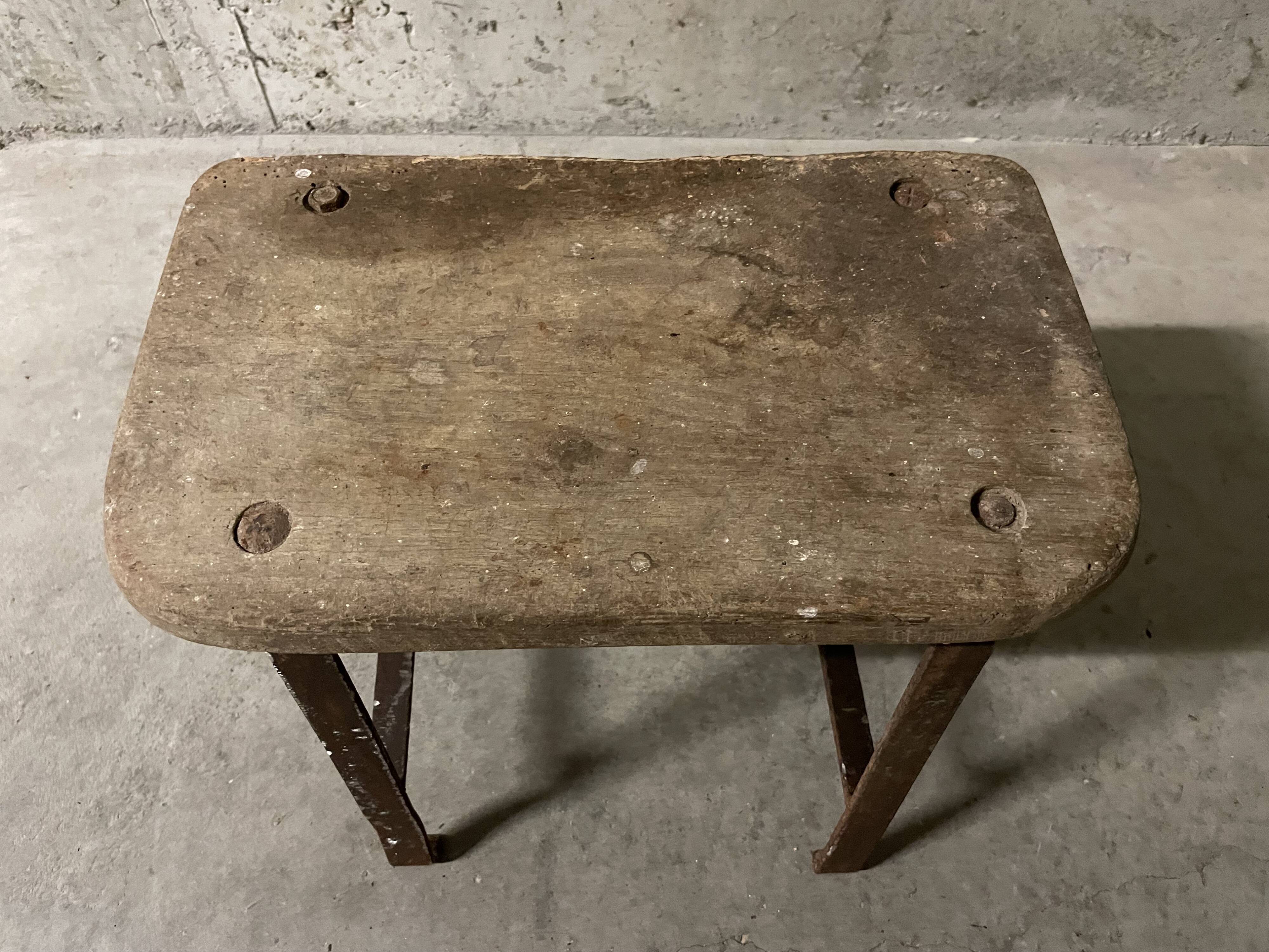 Low industrial stool