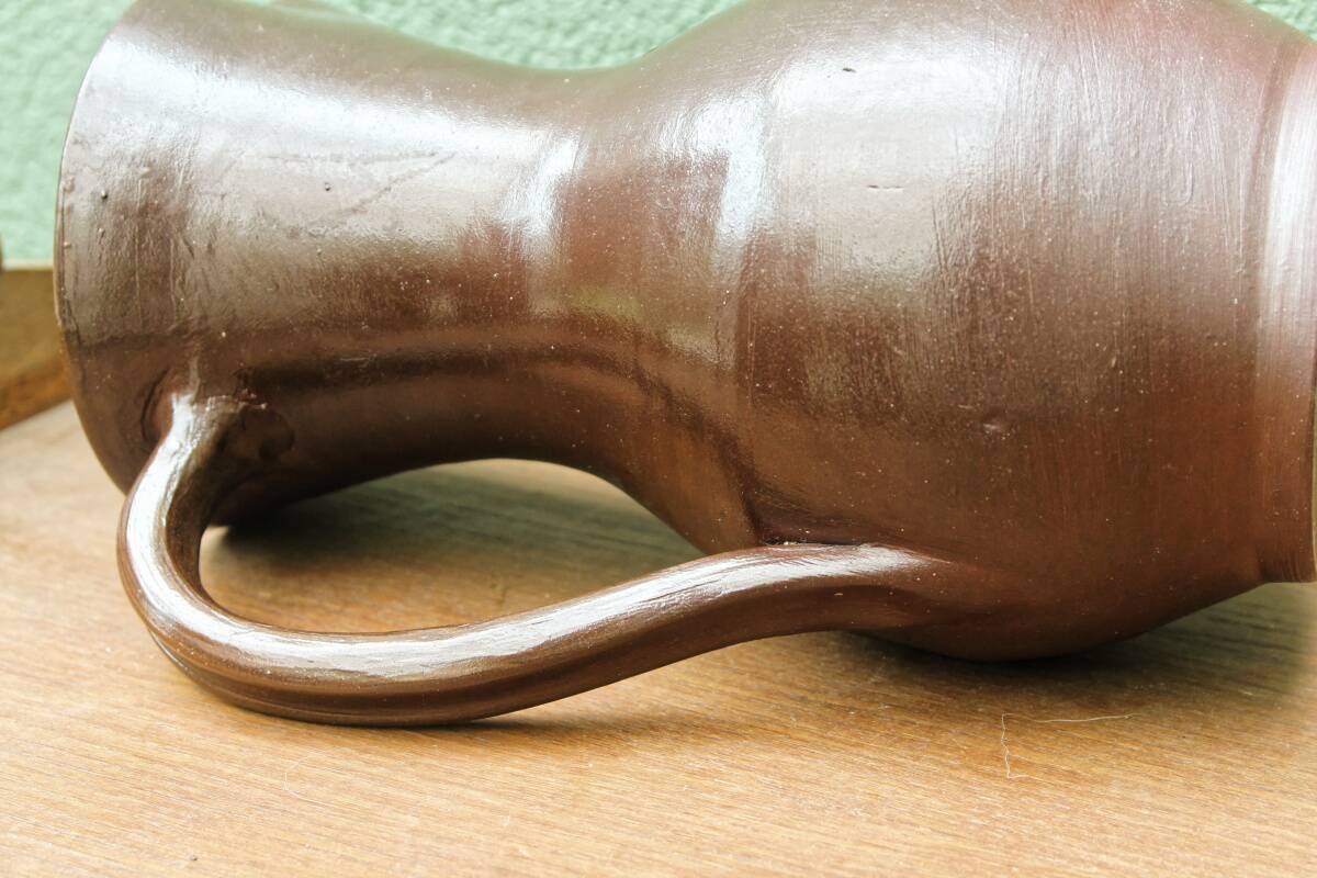 Large stoneware carafe