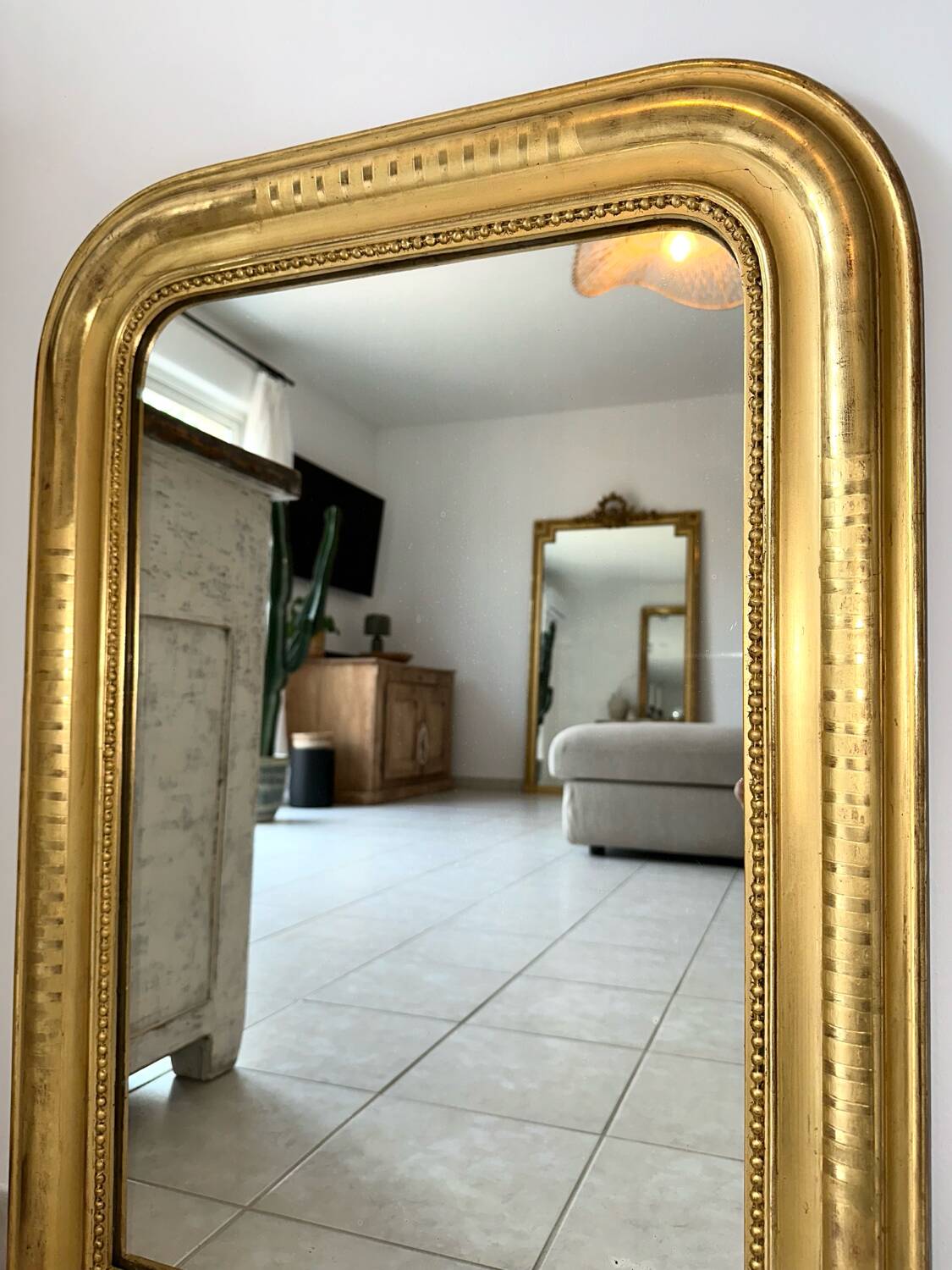 Miroir ancien Louis-Philippe XIXème