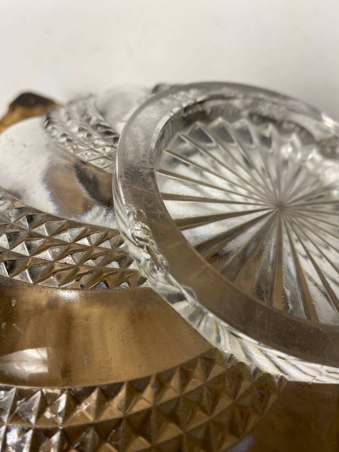 Baccarat crystal salad bowl