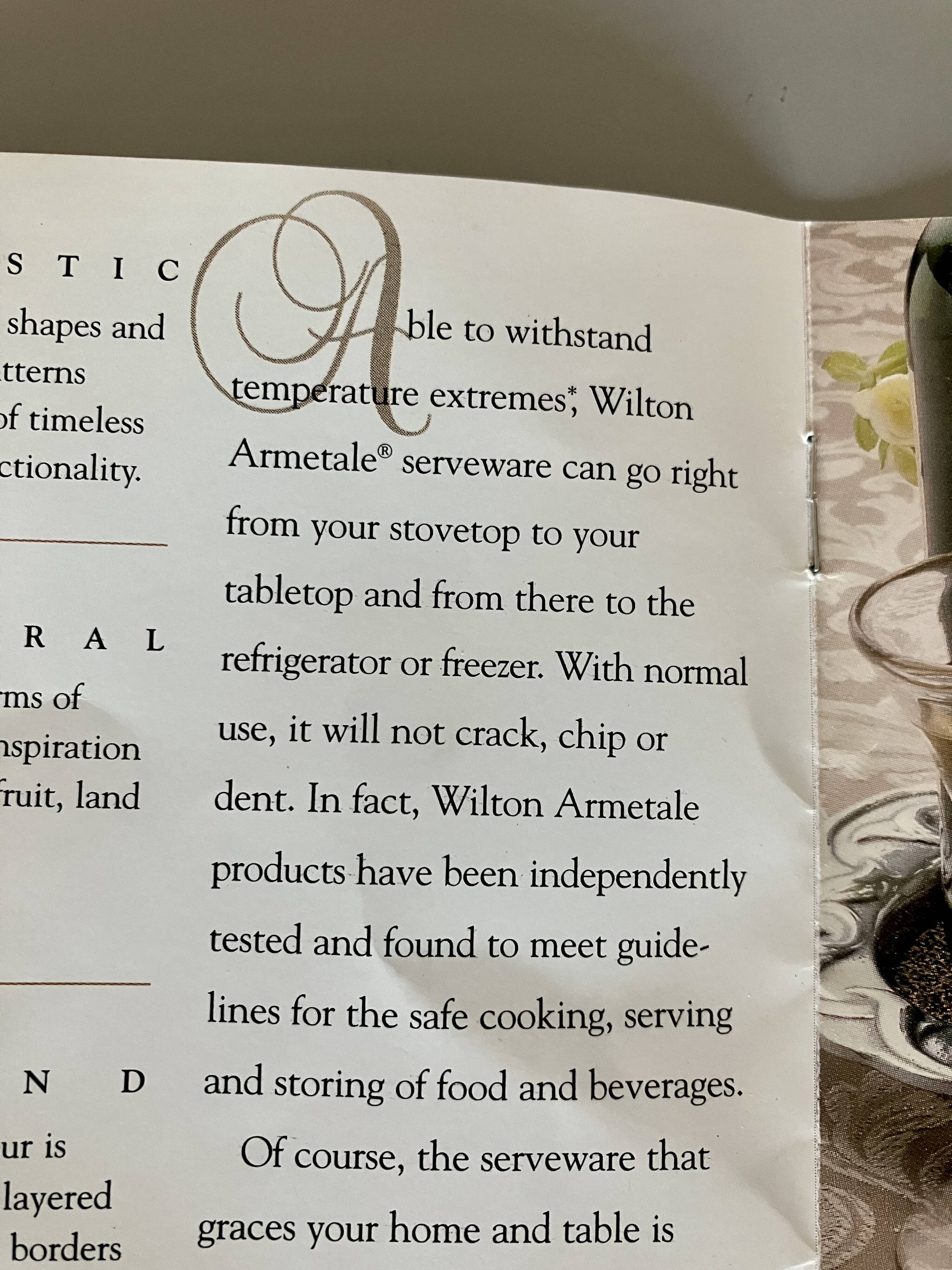 Wilton Armetale metal tureen
