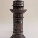 Wooden lamp base - height 30 cm