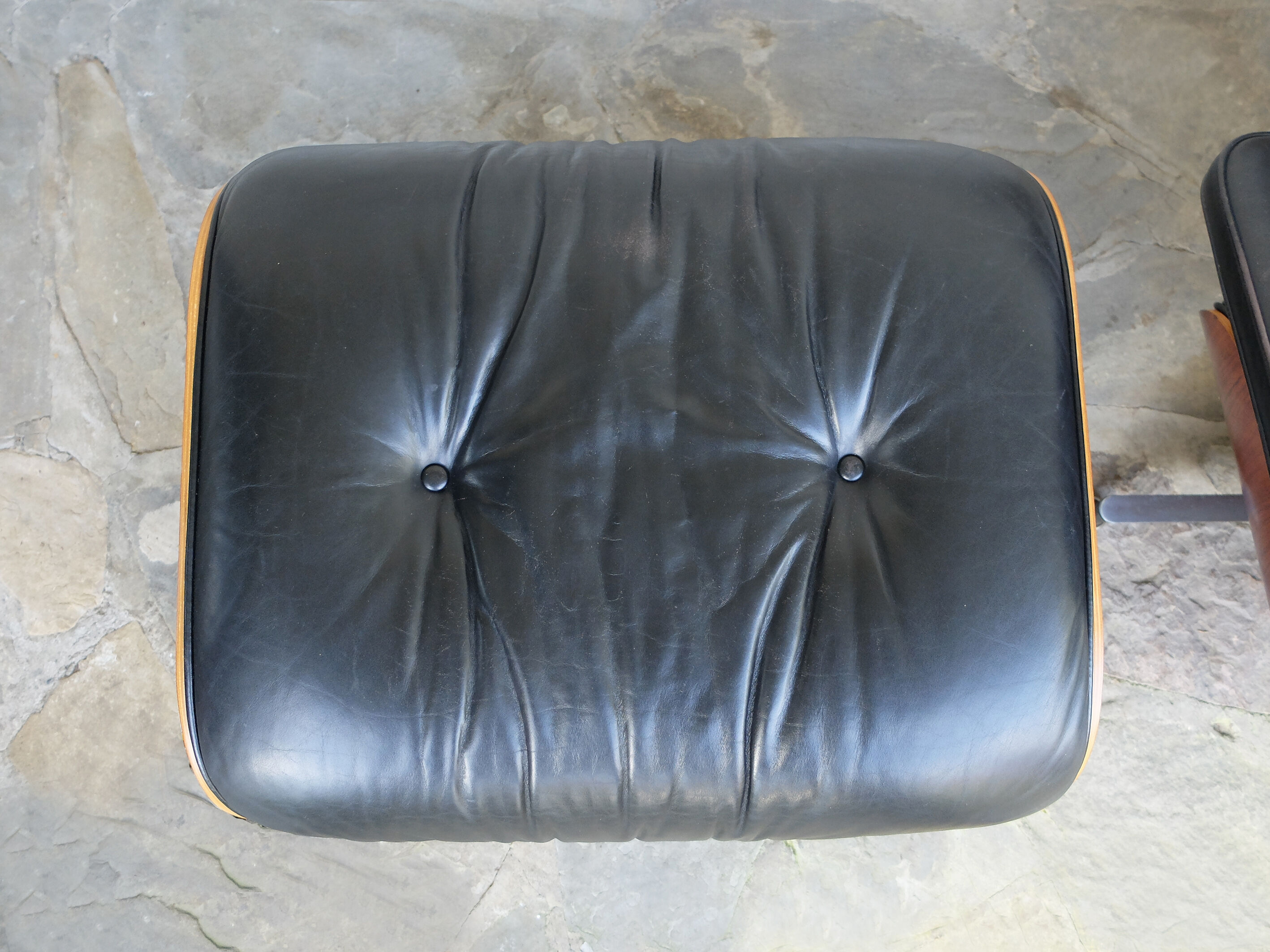 Lounge chair & ottoman rosewood from Rio by Charles & Ray Eames edition Herman Miller USA, 1970