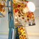 Suspension vintage en verre de Murano par Mazzega – années 70 – verre