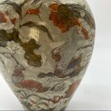 Vase « Meiji » laiton cloisonné, 1900s