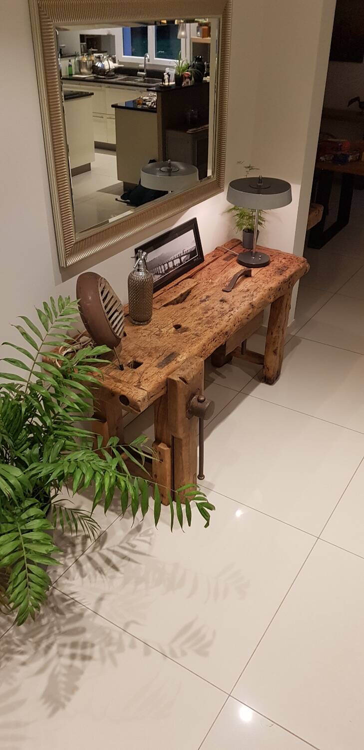 Old restored workbench