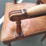 Paire de fauteuils anciens style Louis XVl