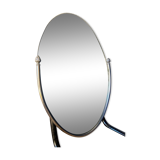 Oval beveled mirror
