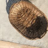 Vintage rattan/wicker pan