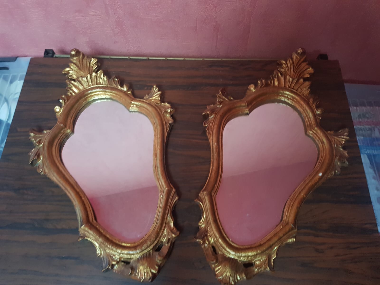 Pair old mirrors