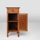 Nightstand or bedside table in pinewood, France ca. 1850